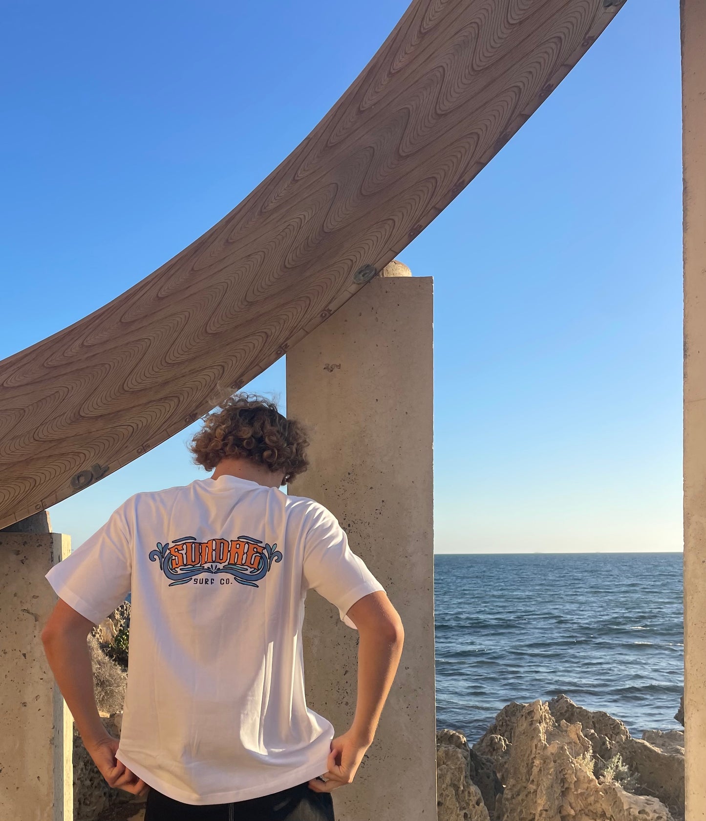 Sundae Surf Tee - White