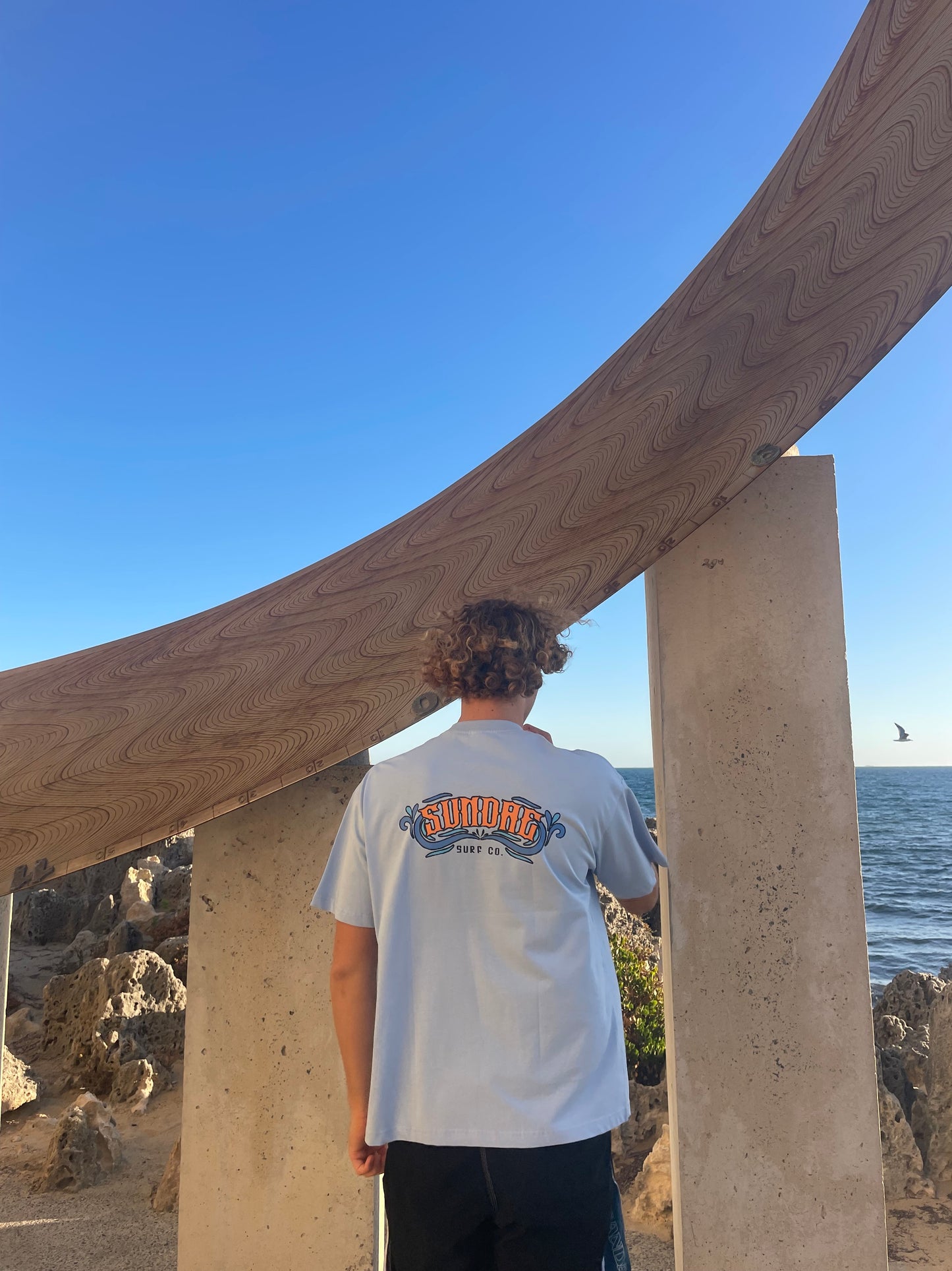 Sundae Surf Tee - Blue