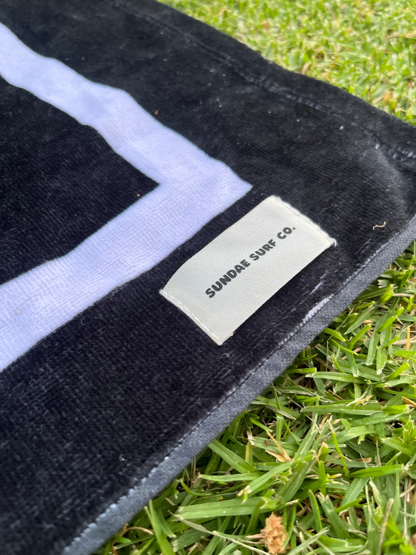 Oversized Beach Towel - Black