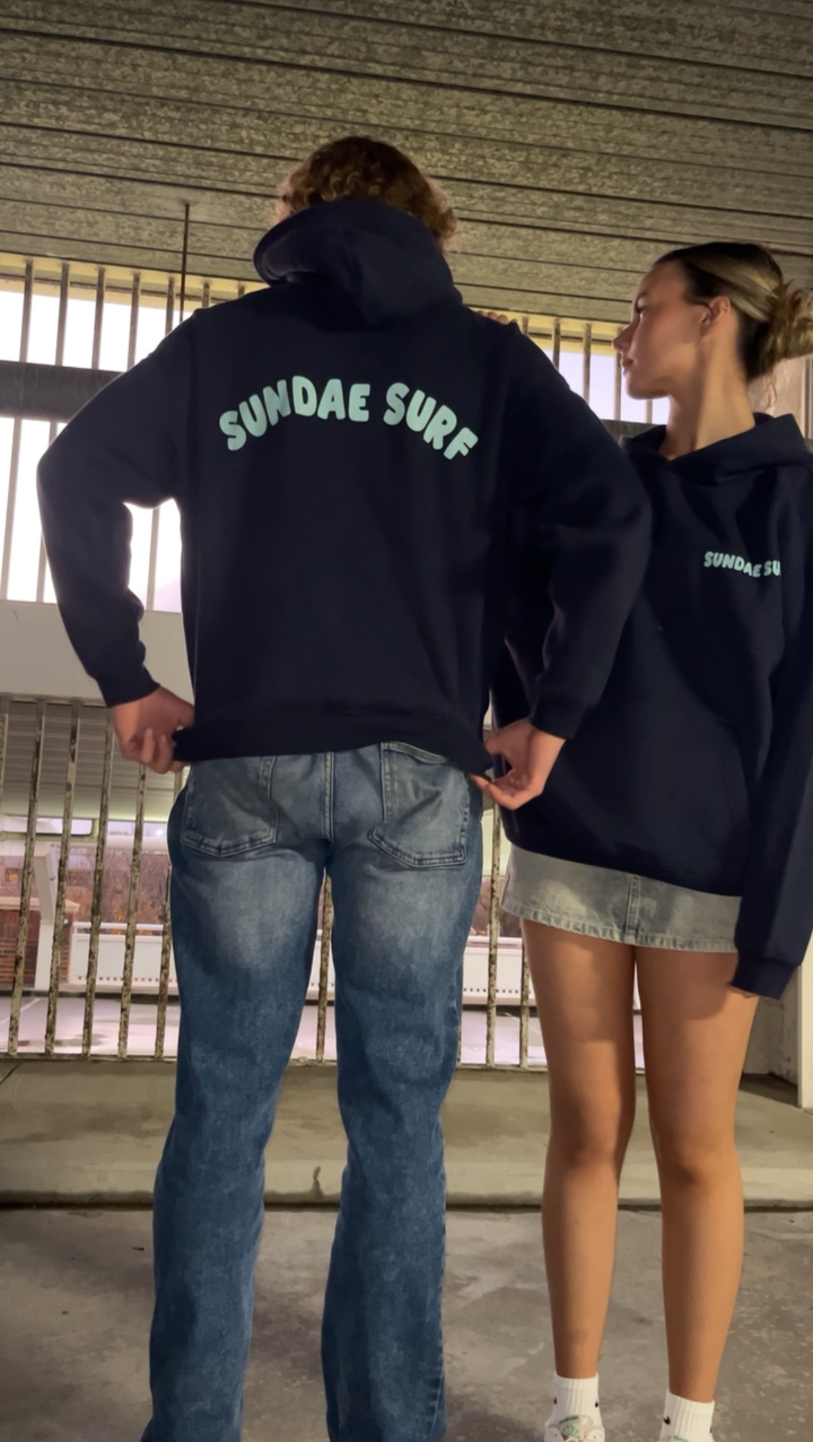 Sundae Surf Hoodie - Deep Mint