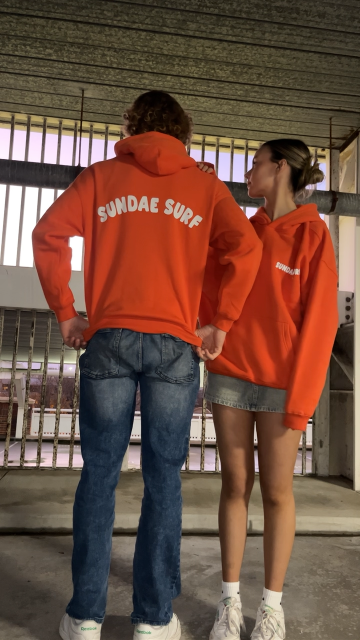 Sundae Surf Hoodie - Warm Orange