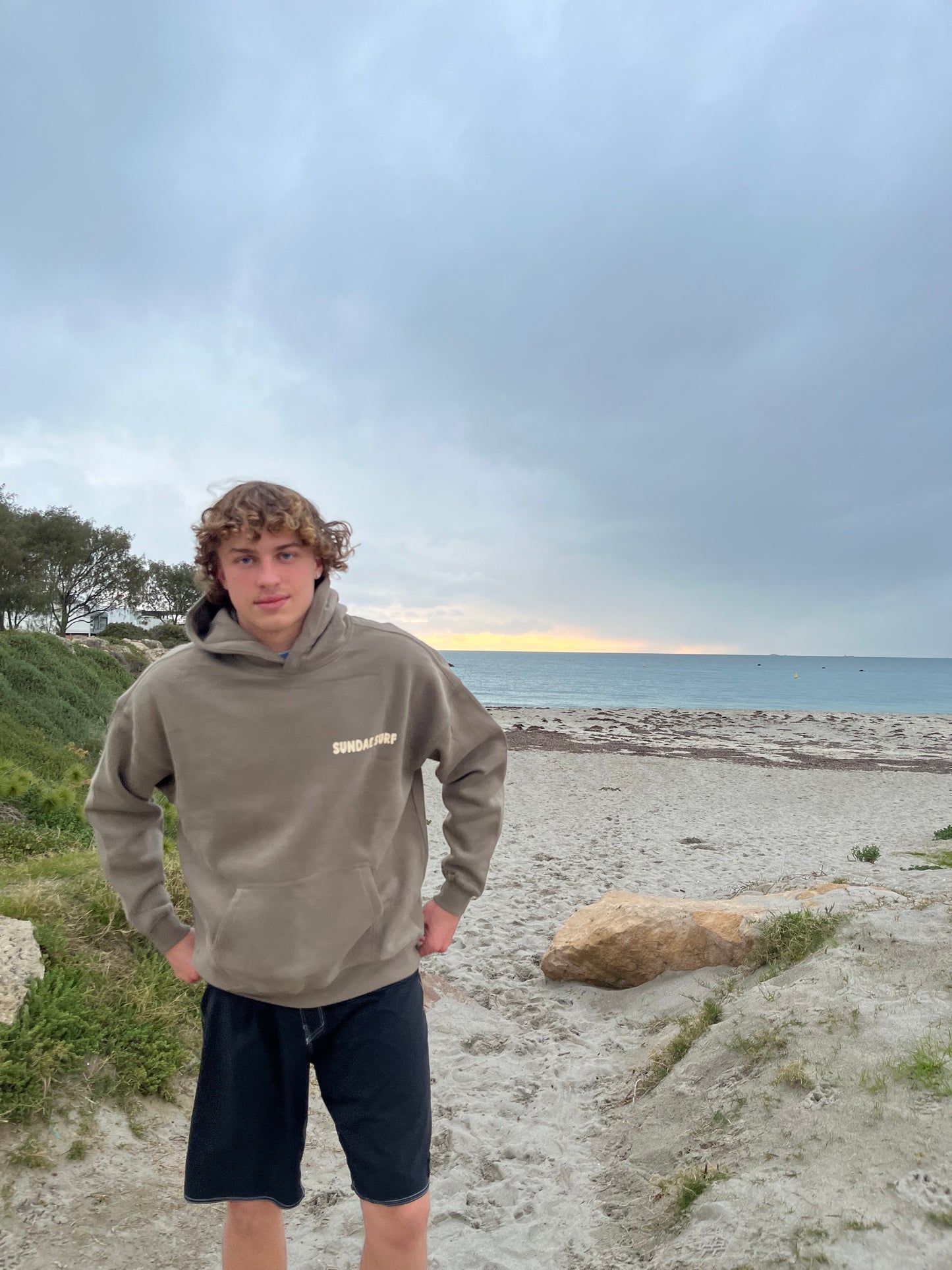 Sundae Surf Hoodie - Khaki