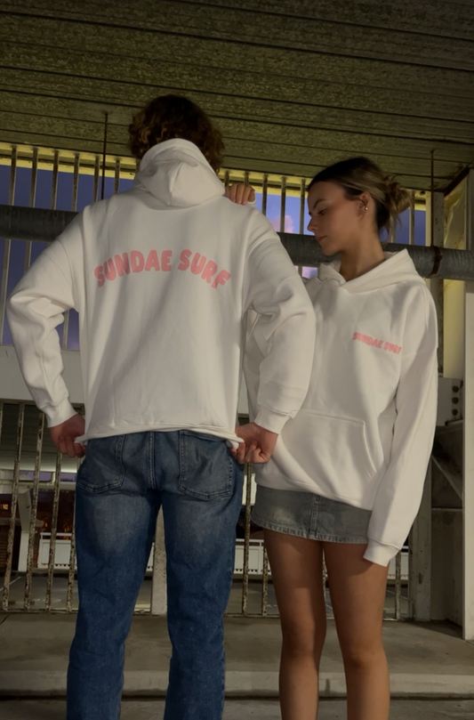 Sundae Surf Hoodie - Baby Pink
