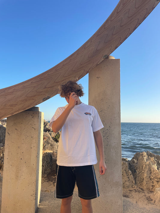 Sundae Surf Tee - White